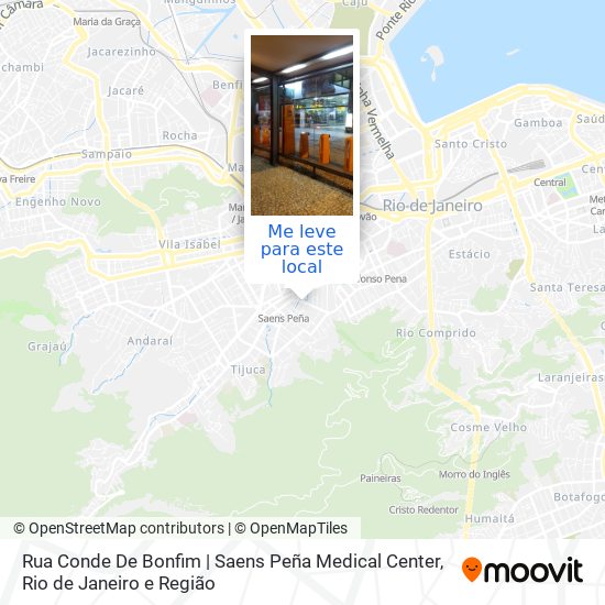 Rua Conde De Bonfim | Saens Peña Medical Center mapa