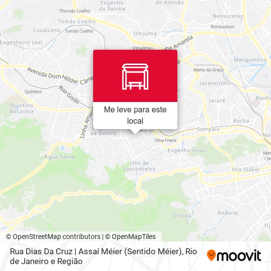 Rua Dias Da Cruz | Assaí Méier (Sentido Méier) mapa