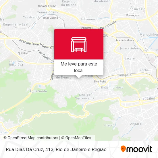 Rua Dias Da Cruz, 413 mapa