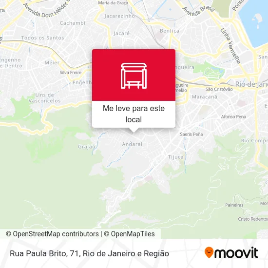 Rua Paula Brito, 71 mapa