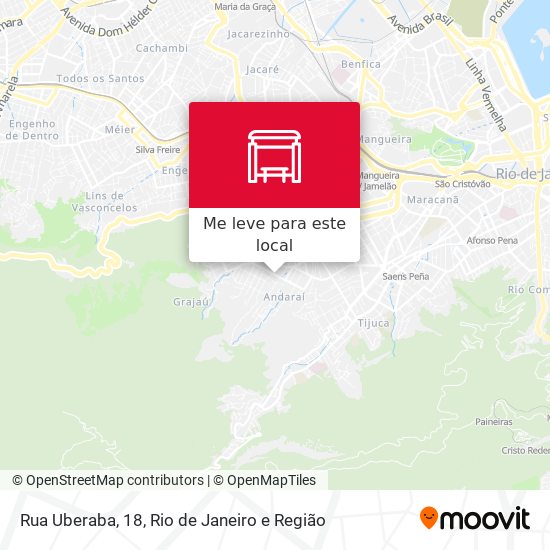 Rua Uberaba, 18 mapa