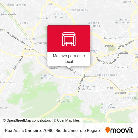 Rua Assis Carneiro, 70-80 mapa