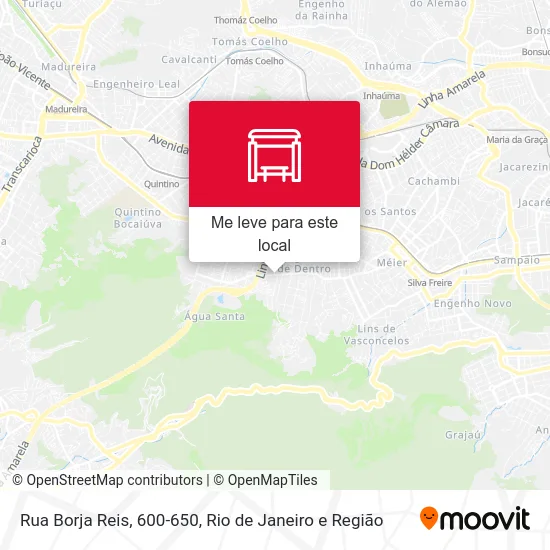 Rua Borja Reis, 600-650 mapa