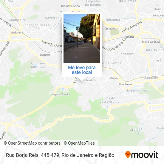 Rua Borja Reis, 445-479 mapa
