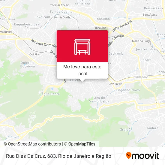 Rua Dias Da Cruz, 683 mapa