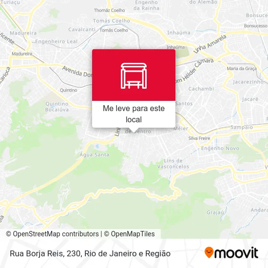Rua Borja Reis, 230 mapa