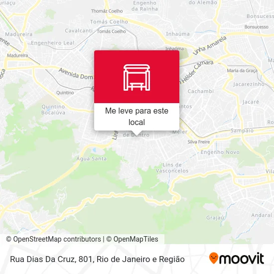 Rua Dias Da Cruz, 801 mapa