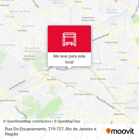 Rua Do Encanamento, 719-727 mapa