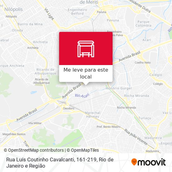 Rua Luís Coutinho Cavalcanti, 161-219 mapa