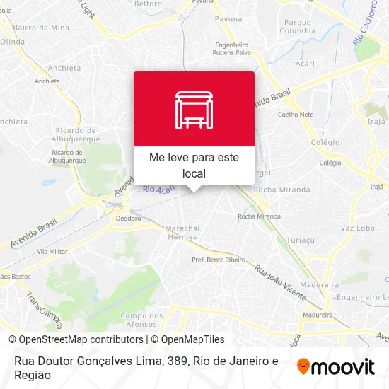 Rua Doutor Gonçalves Lima, 389 mapa