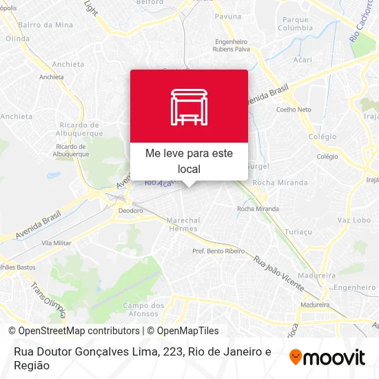 Rua Doutor Gonçalves Lima, 223 mapa