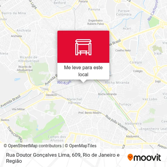 Rua Doutor Gonçalves Lima, 609 mapa