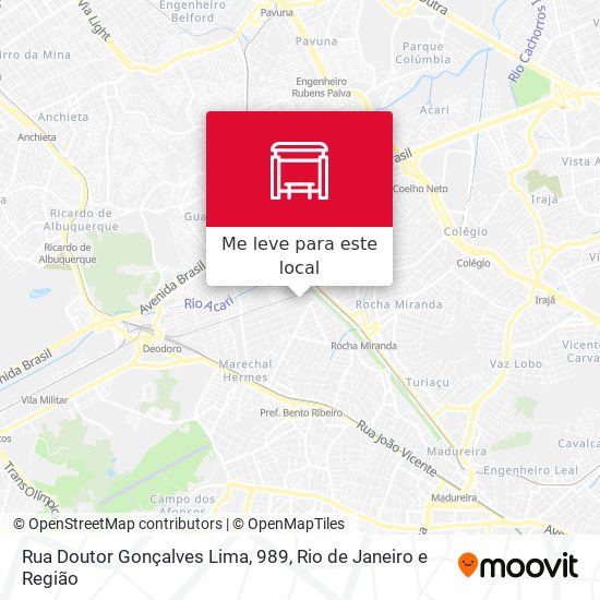 Rua Doutor Gonçalves Lima, 989 mapa