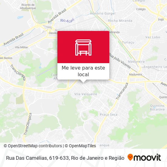 Rua Das Camélias, 619-633 mapa