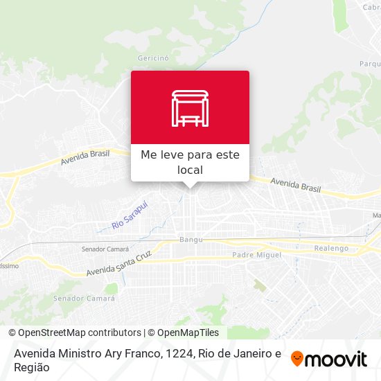 Avenida Ministro Ary Franco, 1224 mapa
