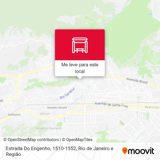 Estrada Do Engenho, 1510-1552 mapa