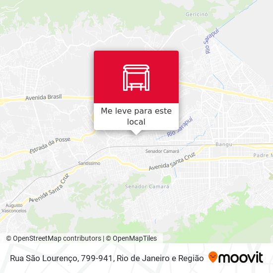Rua São Lourenço, 799-941 mapa