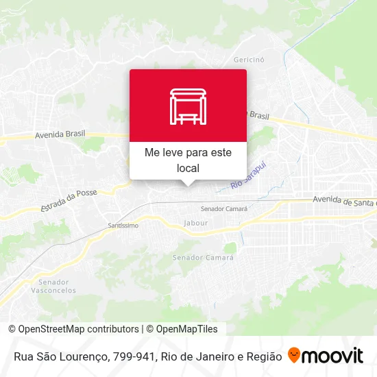 Rua São Lourenço, 799-941 mapa