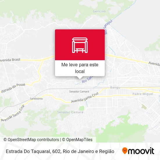 Estrada Do Taquaral, 602 mapa