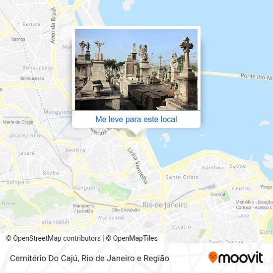 Cemitério Do Cajú mapa