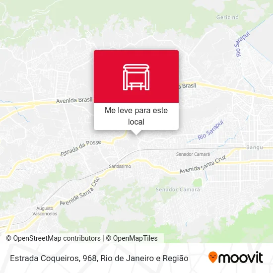 Estrada Coqueiros, 968 mapa