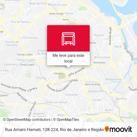 Rua Amaro Hamati, 128-224 mapa