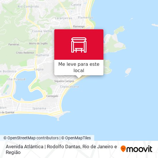 Avenida Atlântica | Rodolfo Dantas mapa