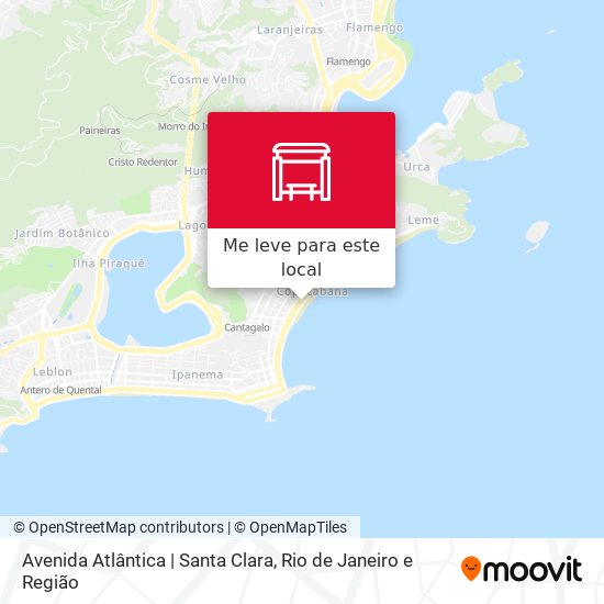 Avenida Atlântica | Santa Clara mapa