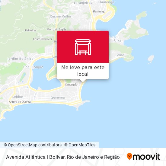 Avenida Atlântica | Bolívar mapa
