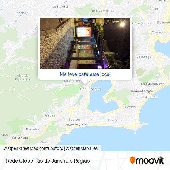 Rede Globo mapa