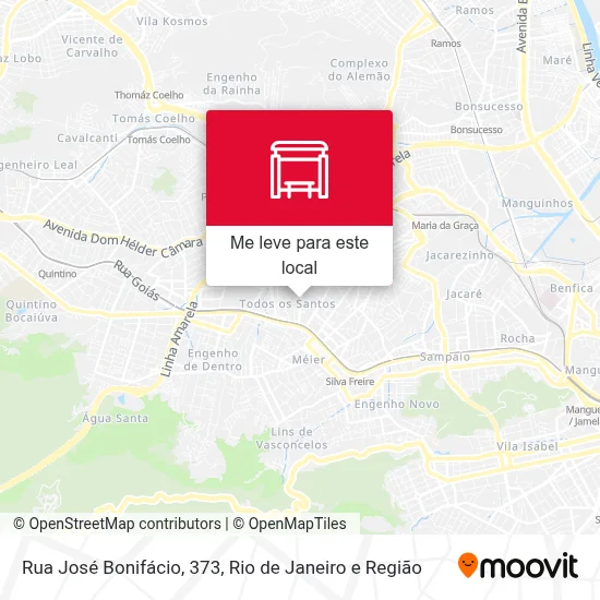 Rua José Bonifácio, 373 mapa