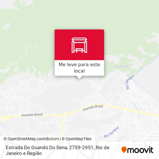 Estrada Do Guandú Do Sena, 2759-2951 mapa