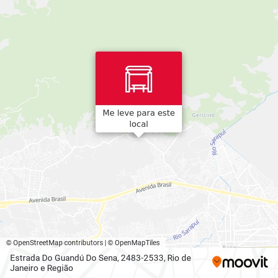 Estrada Do Guandú Do Sena, 2483-2533 mapa