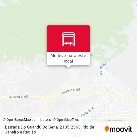Estrada Do Guandú Do Sena, 2185-2363 mapa