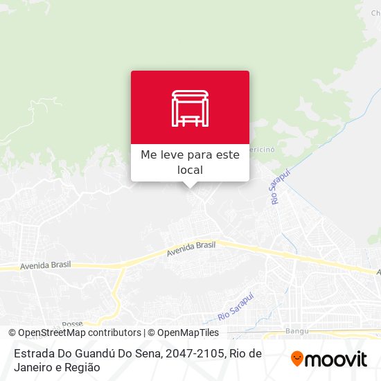 Estrada Do Guandú Do Sena, 2047-2105 mapa