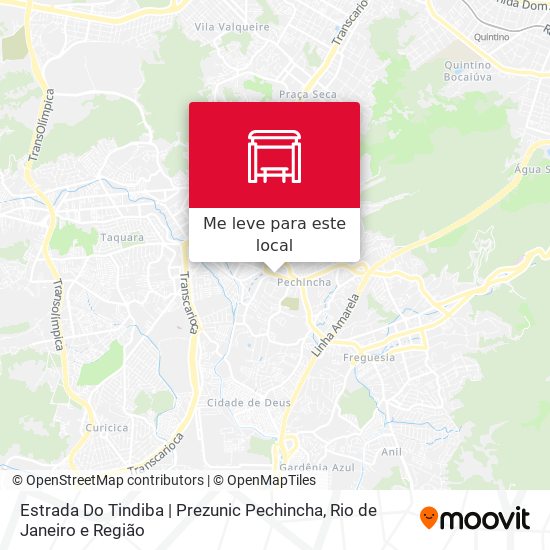 Estrada Do Tindiba | Prezunic Pechincha mapa