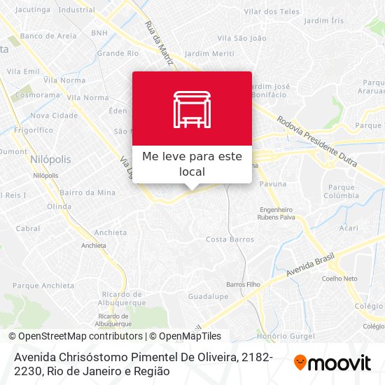 Avenida Chrisóstomo Pimentel De Oliveira, 2182-2230 mapa