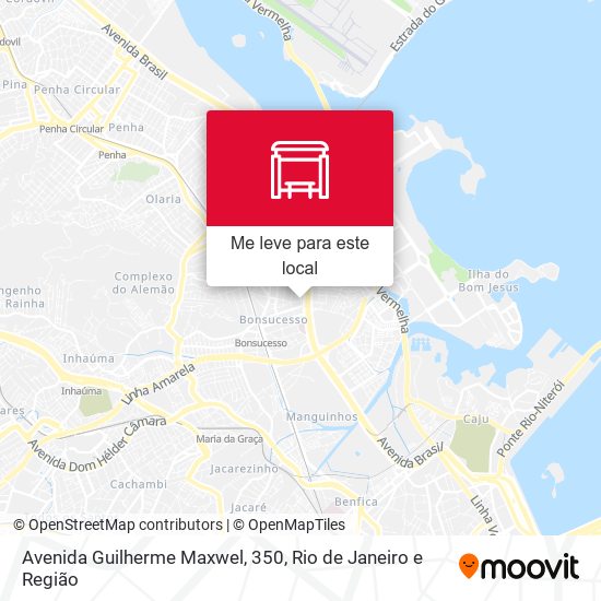 Avenida Guilherme Maxwel, 350 mapa