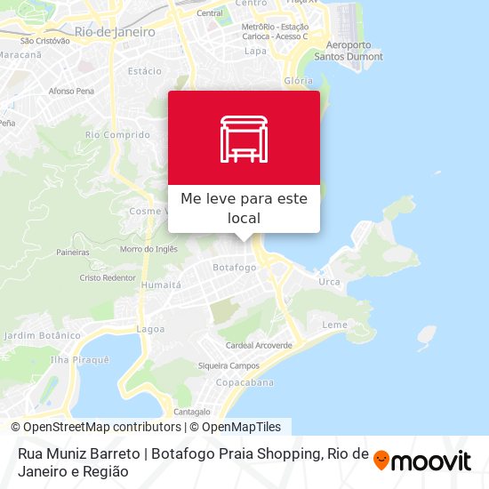 Rua Muniz Barreto | Botafogo Praia Shopping mapa
