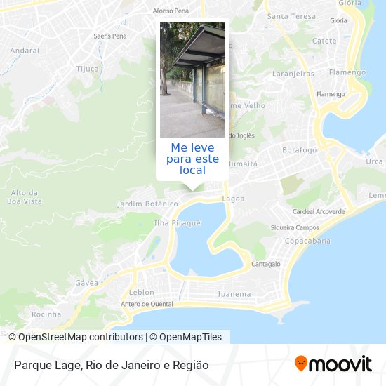 Parque Lage mapa