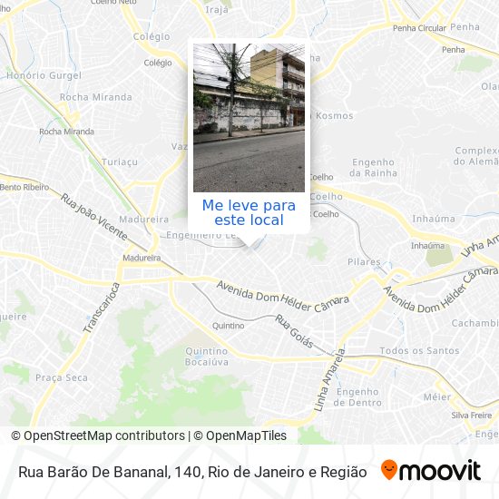 Rua Barão De Bananal, 140 mapa