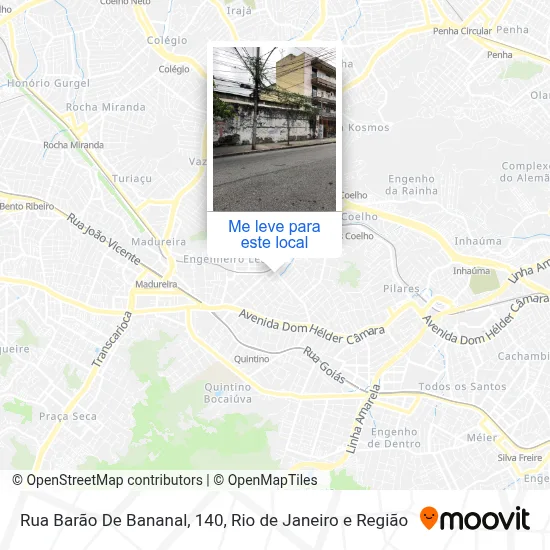Rua Barão De Bananal, 140 mapa