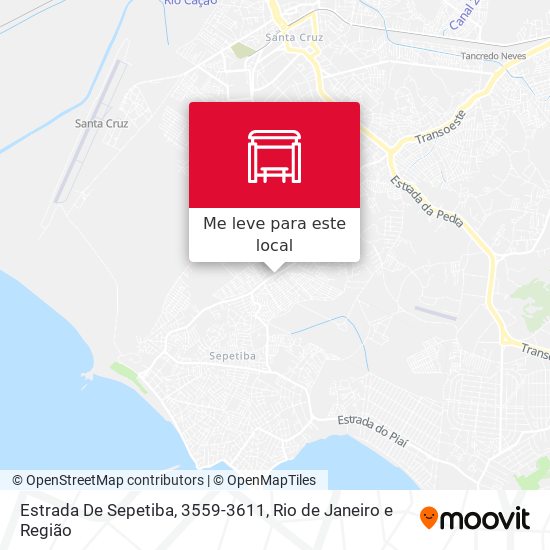 Estrada De Sepetiba, 3559-3611 mapa