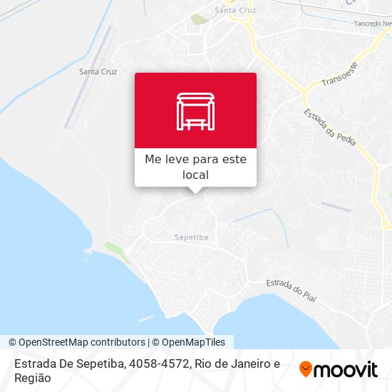 Estrada De Sepetiba, 4058-4572 mapa