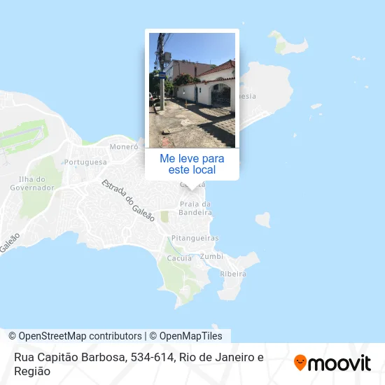 Rua Capitão Barbosa, 534-614 mapa