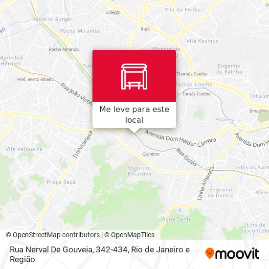 Rua Nerval De Gouveia, 342-434 mapa