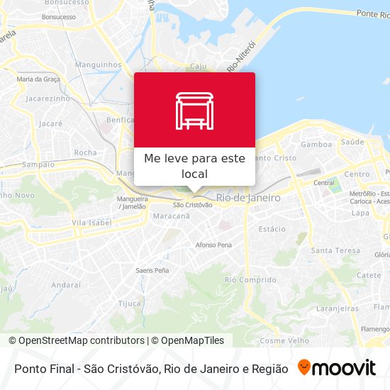 Ponto Final - São Cristóvão mapa