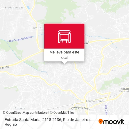 Estrada Santa Maria, 2118-2136 mapa