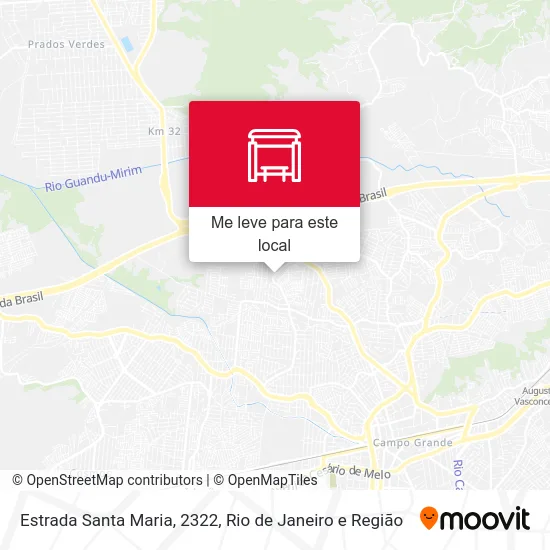 Estrada Santa Maria, 2322 mapa