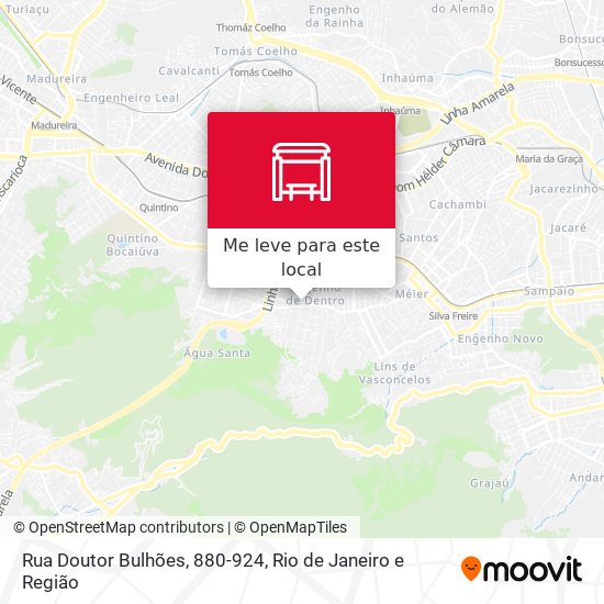 Rua Doutor Bulhões, 880-924 mapa